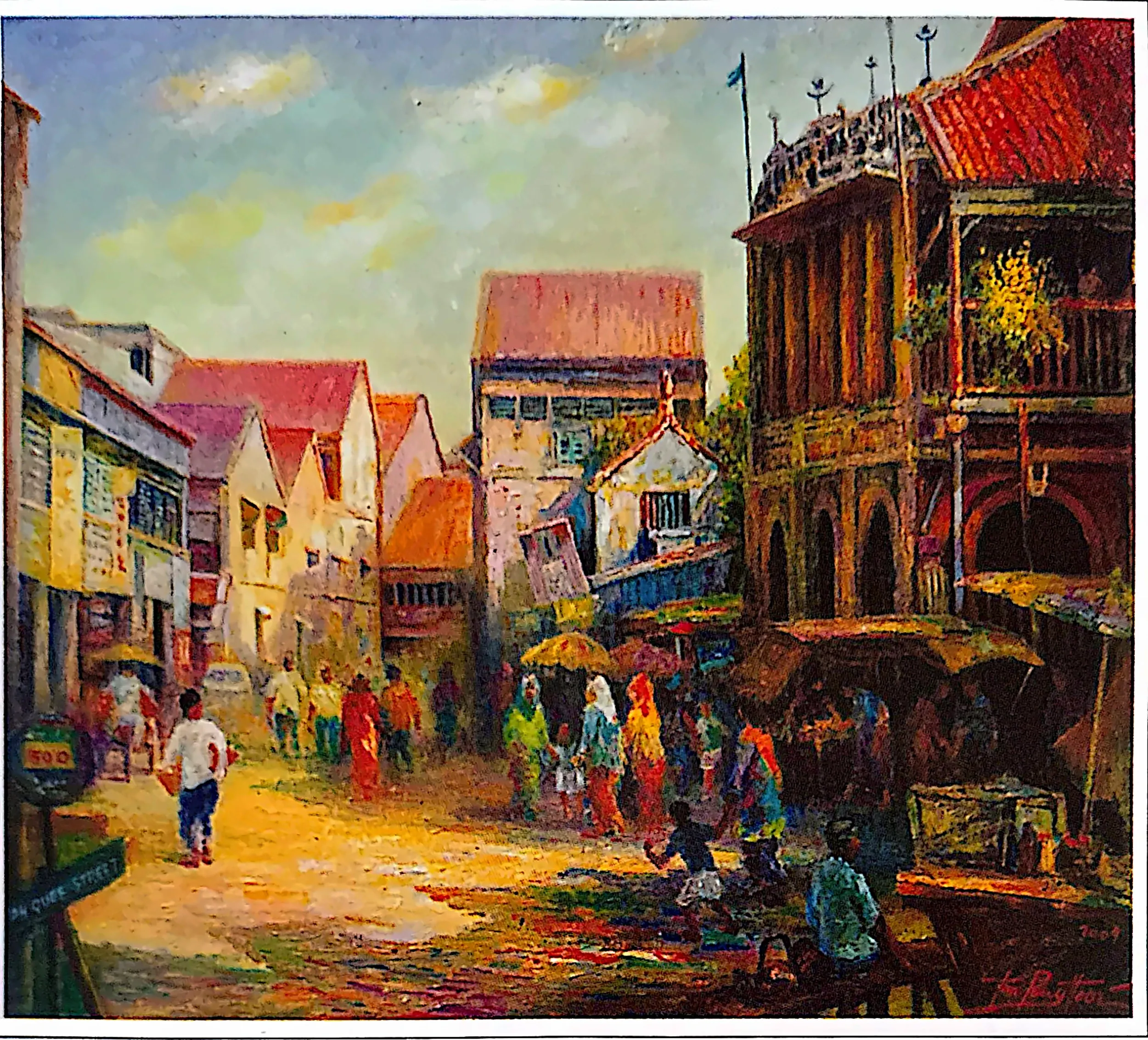 Plate for Ah Quee Street