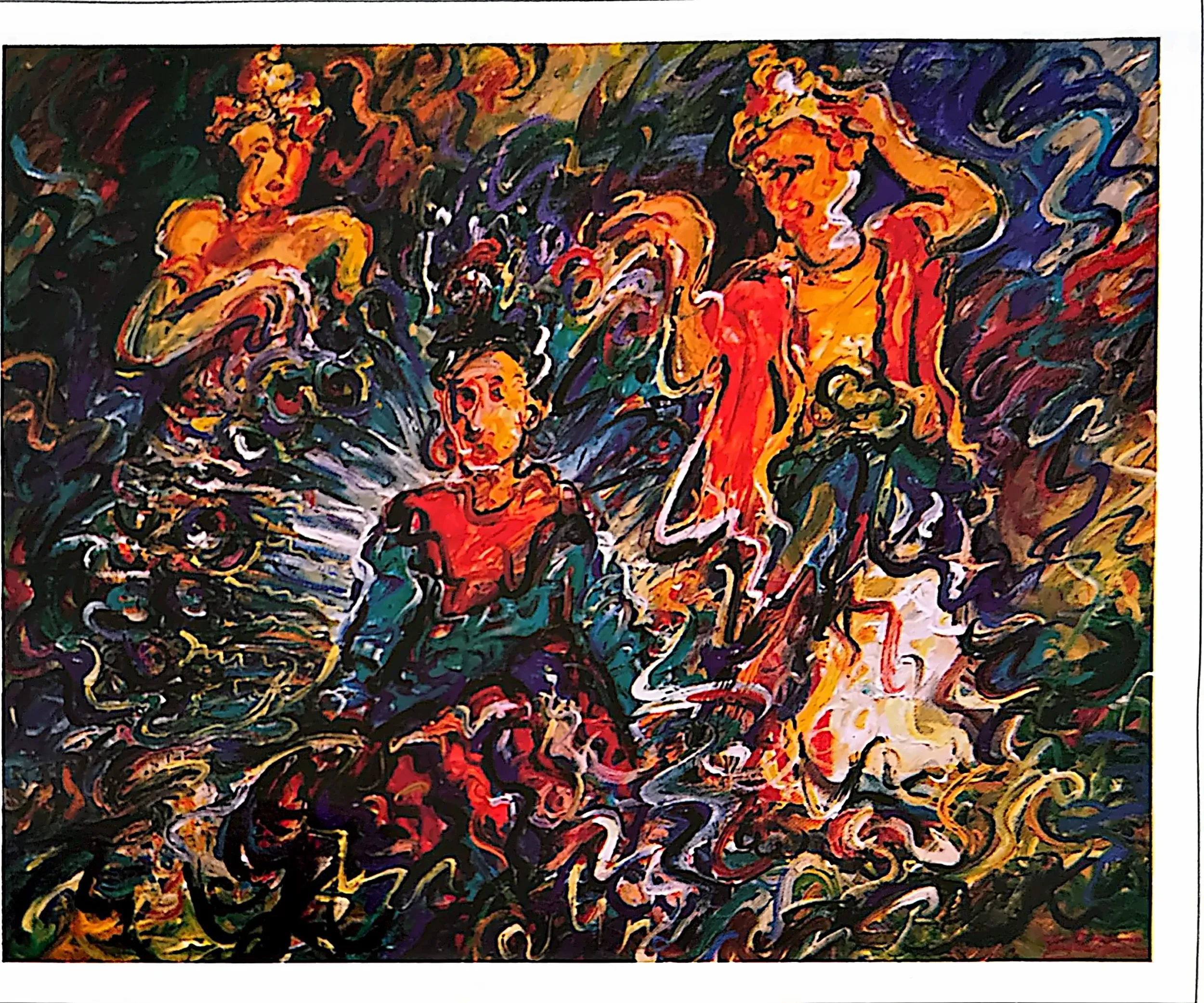 Plate for Balinese Dancers