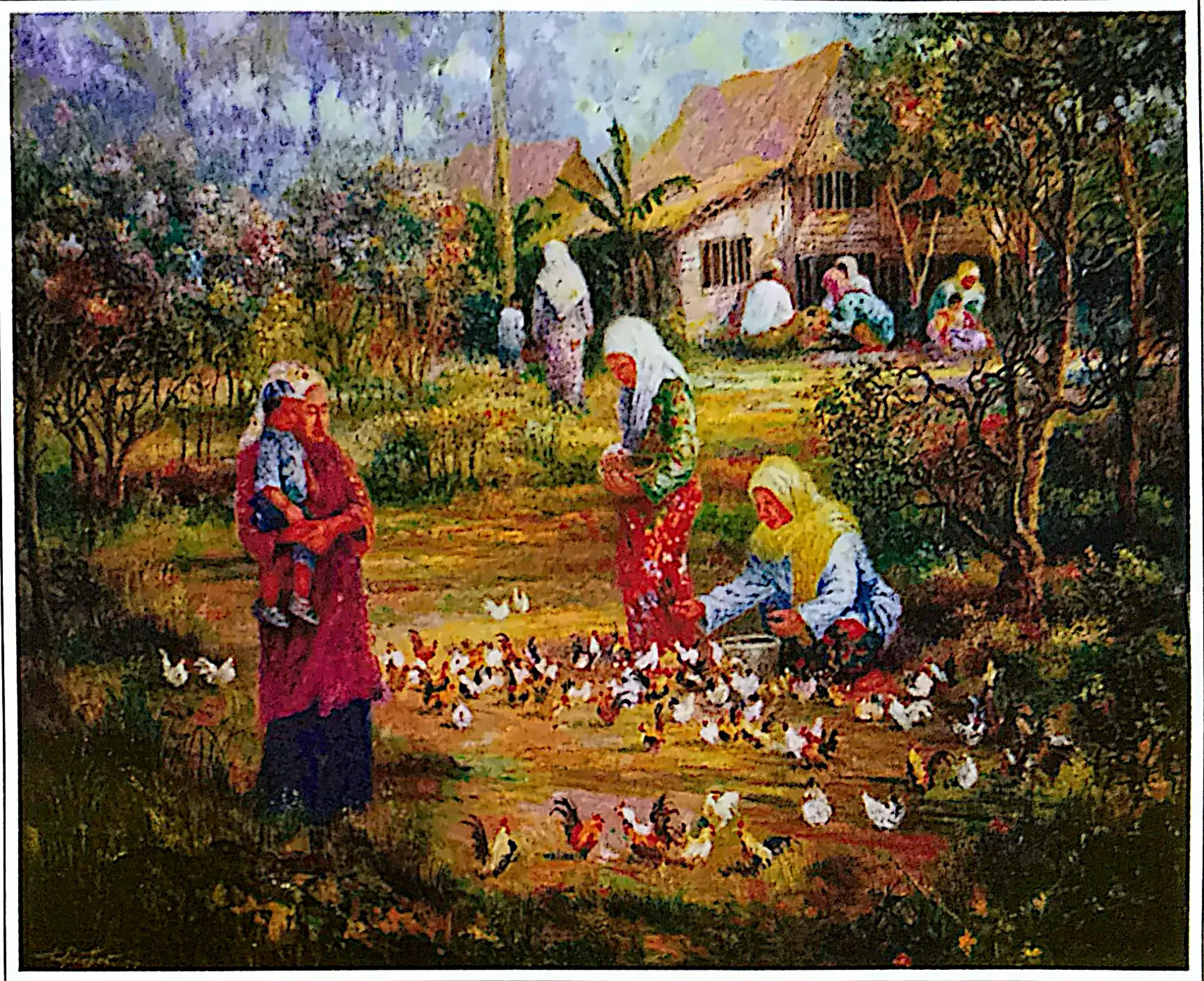 Plate for Feeding Chicken
