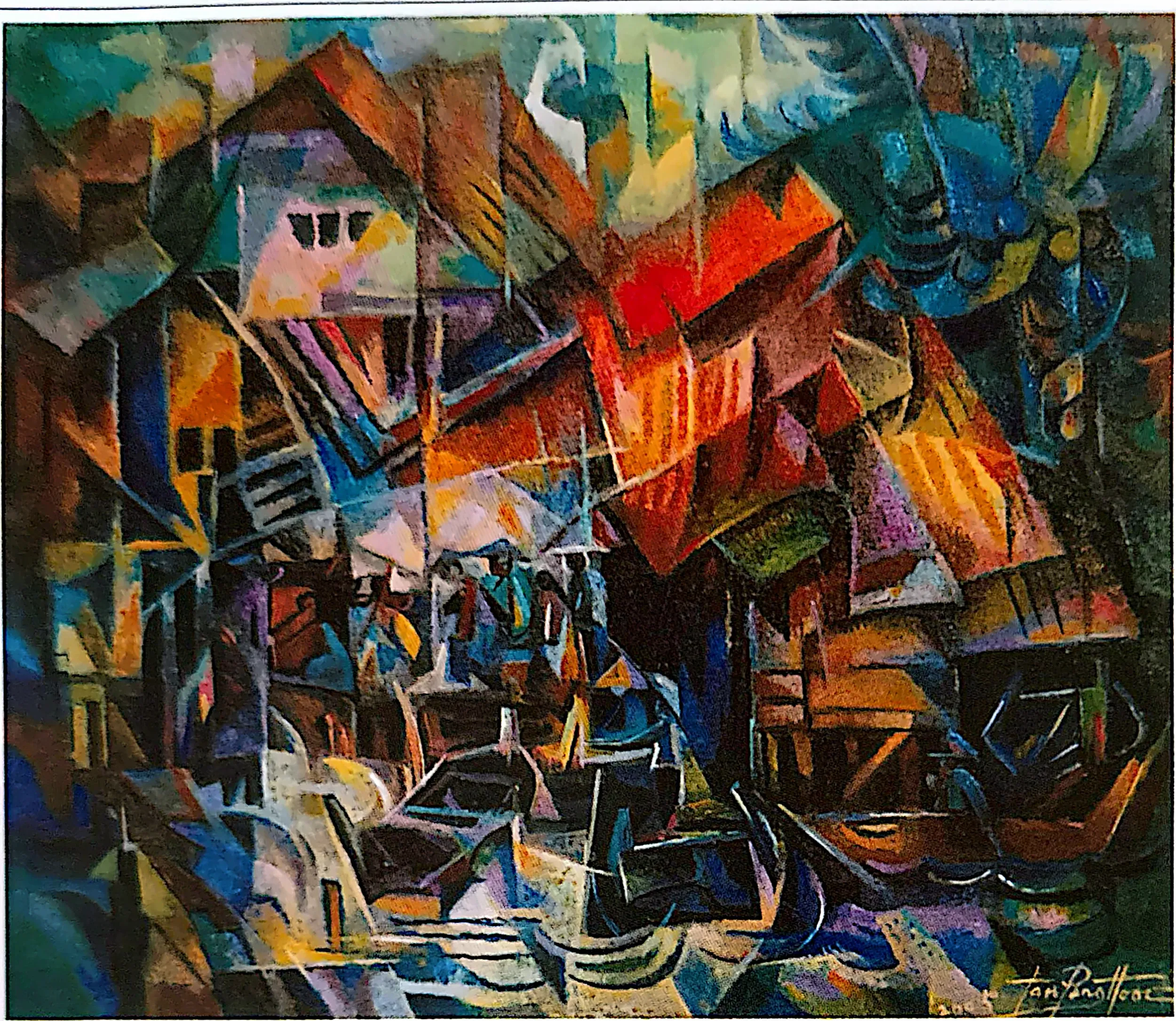 Plate for Fishing Village