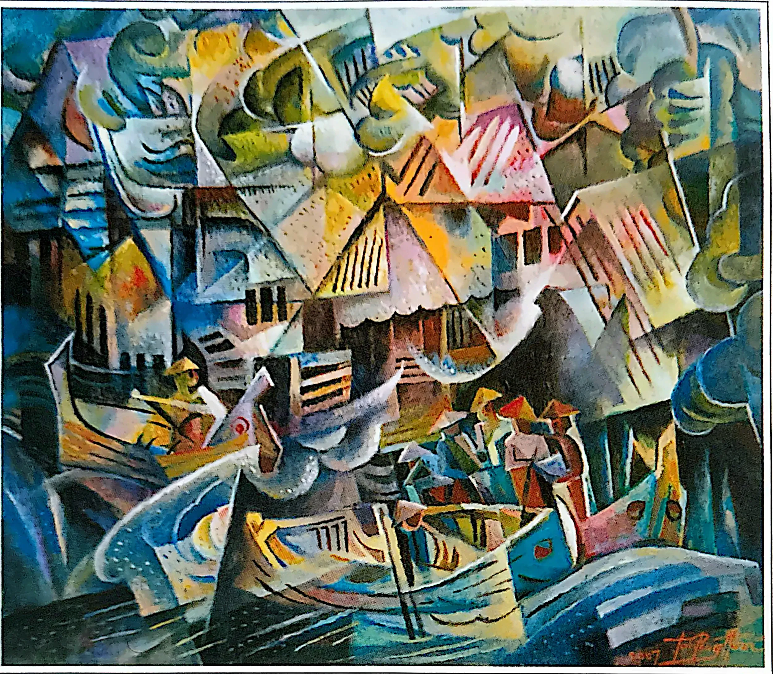 Plate for Fishing Village
