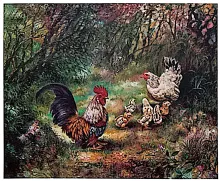 Oil painting titled Happy Family by Tan Peng Hooi, 1991.
