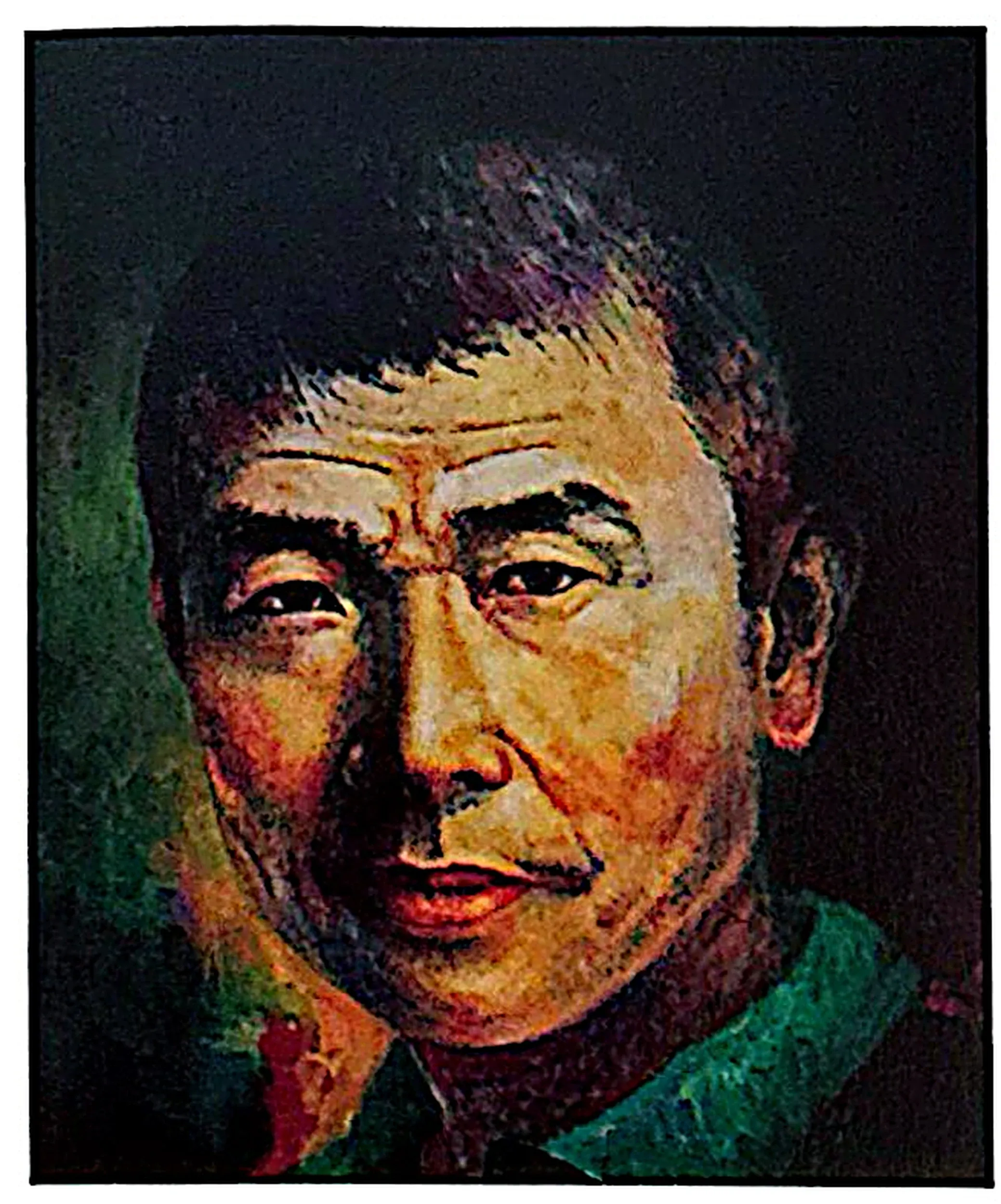 Plate for Self-Portrait