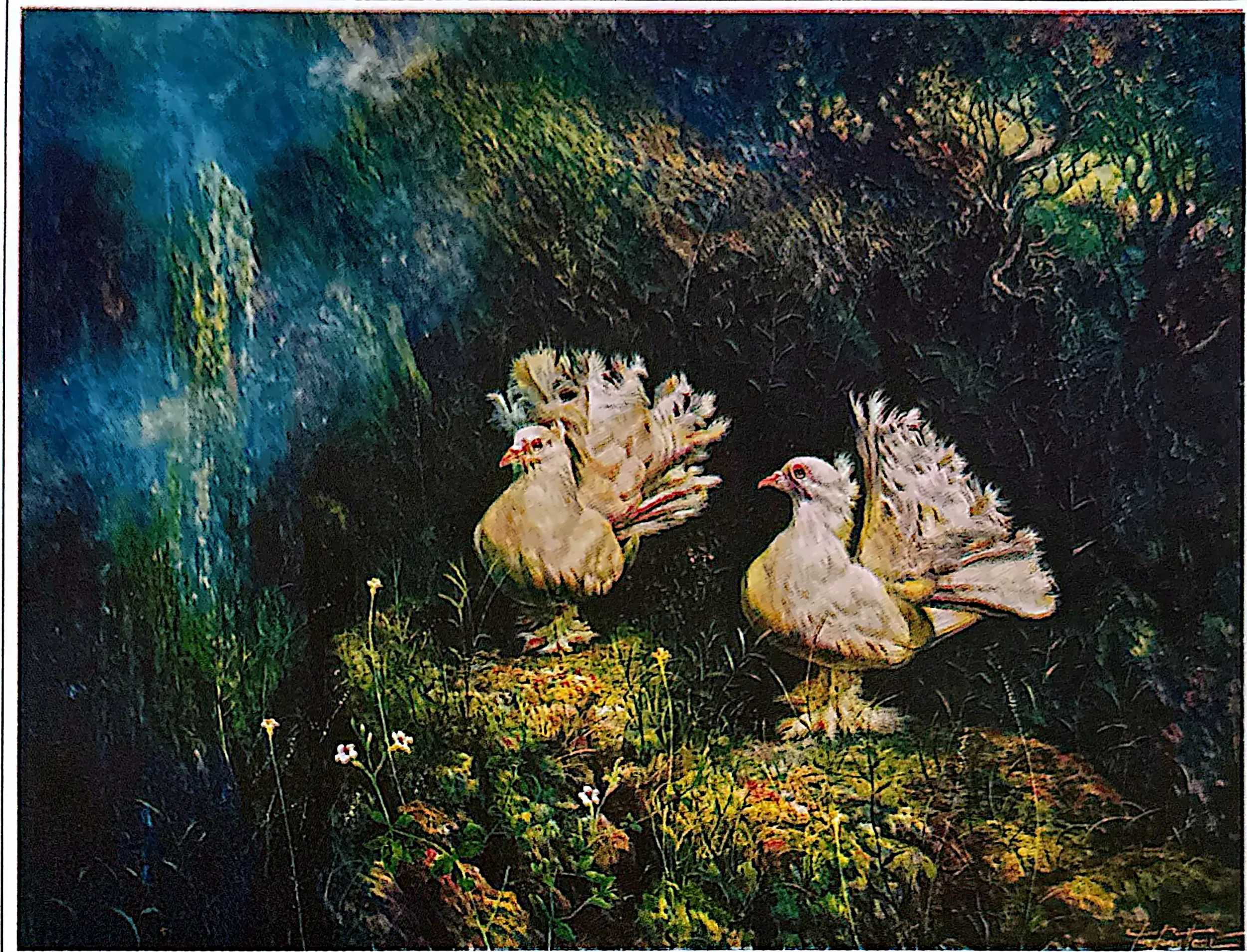 Plate for Peace Doves