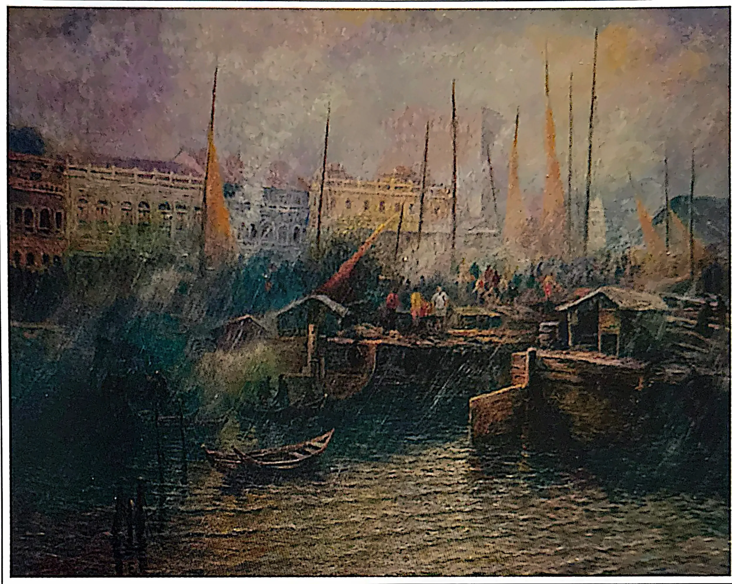 Plate for Penang Old Harbour