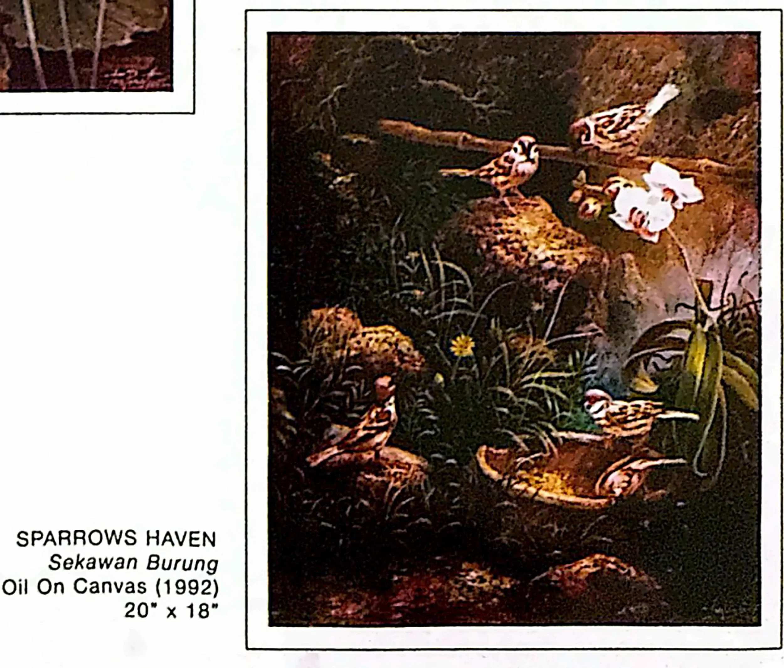 Plate for Sparrows Haven