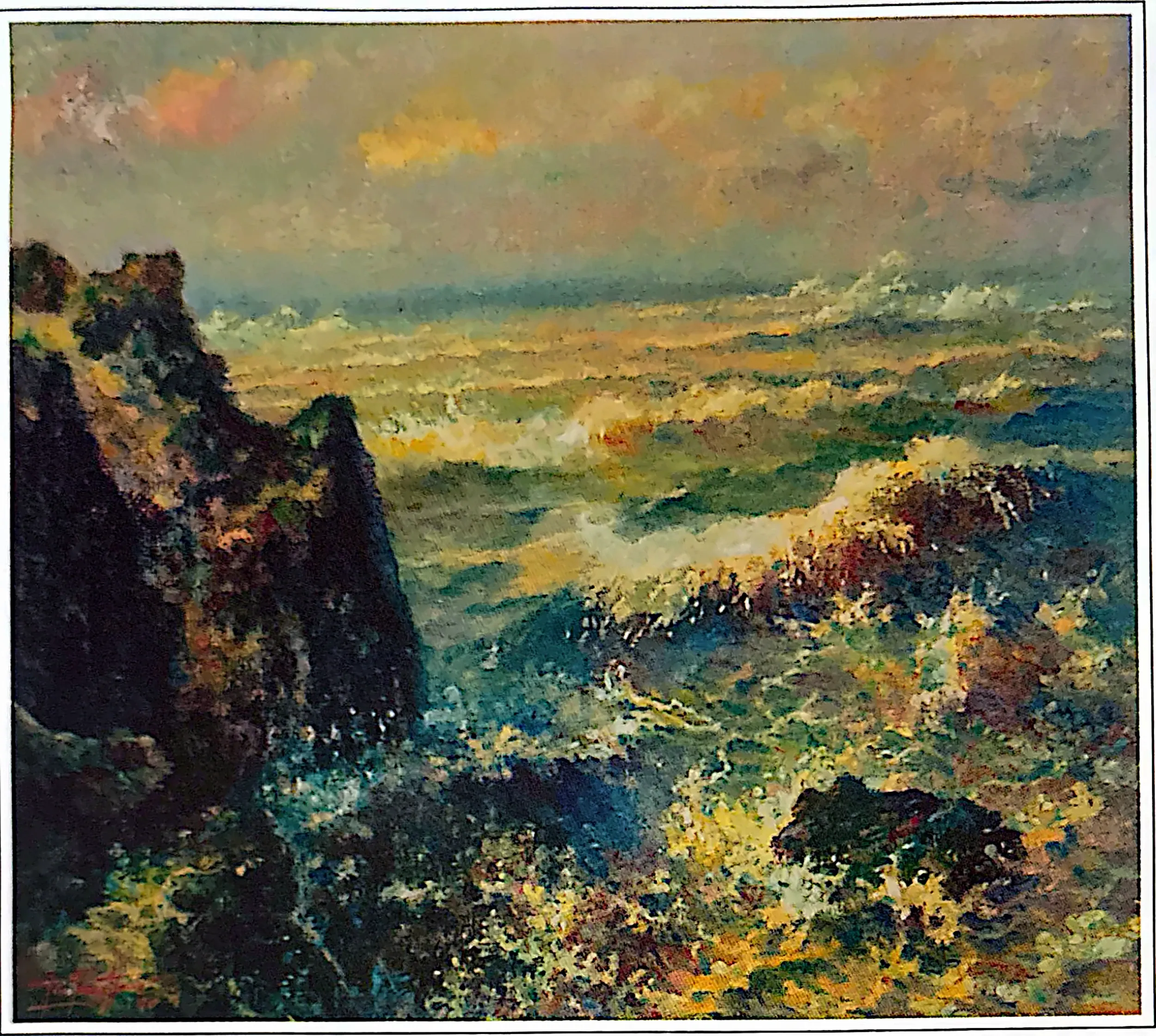 Plate for Tumbling Waves